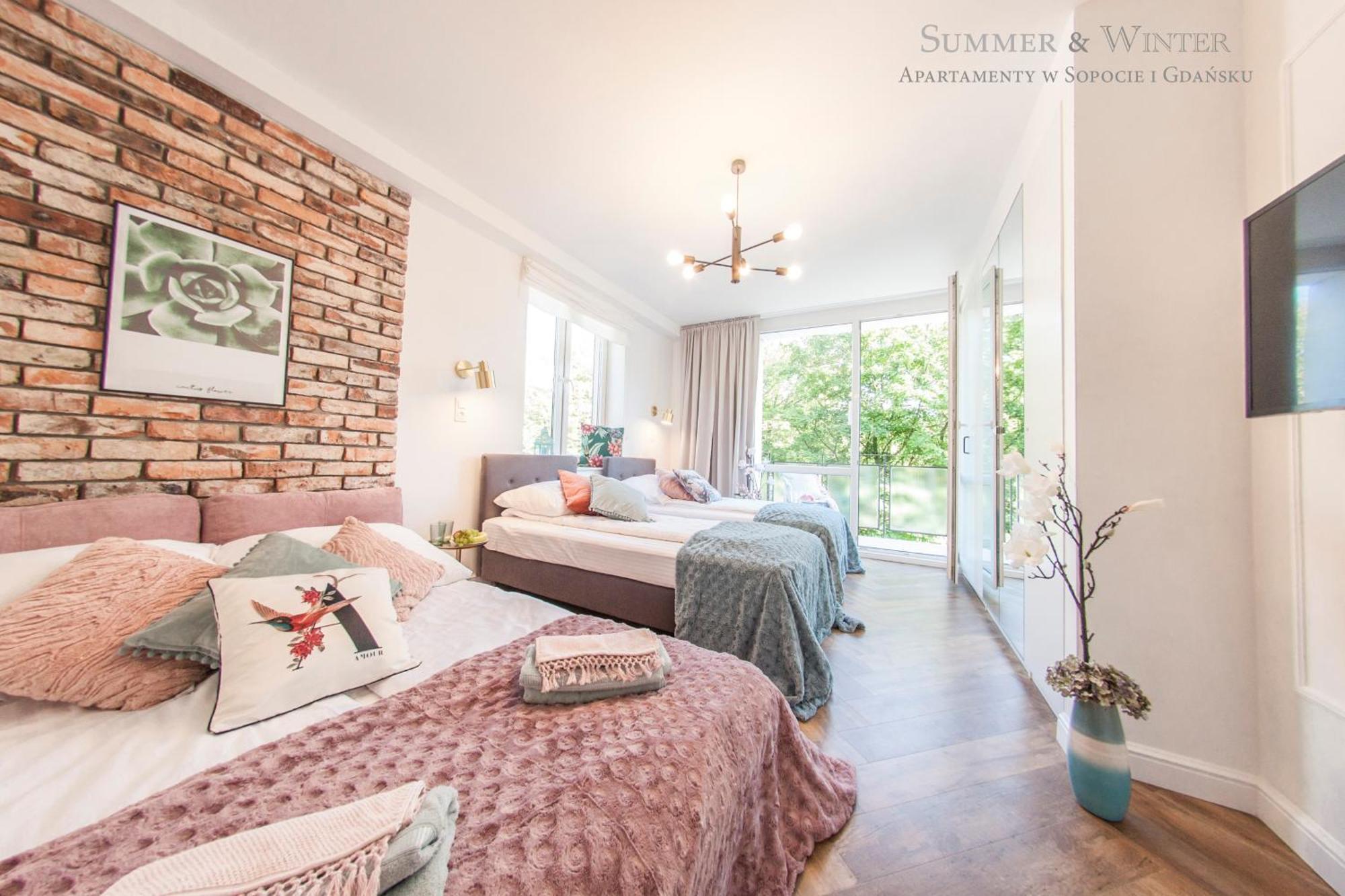 Family Luxury Pure Old Town 1-8, 2 Sypialnie I Salon, Parking Pub, 60m2 Lejlighed
